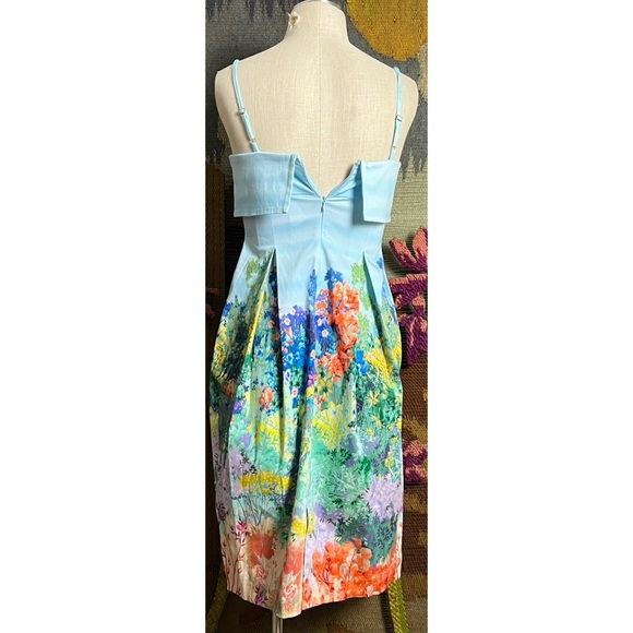Anthropologie Sleeveless Fold-over Whimsical Dress XSP - Picture 8 of 16